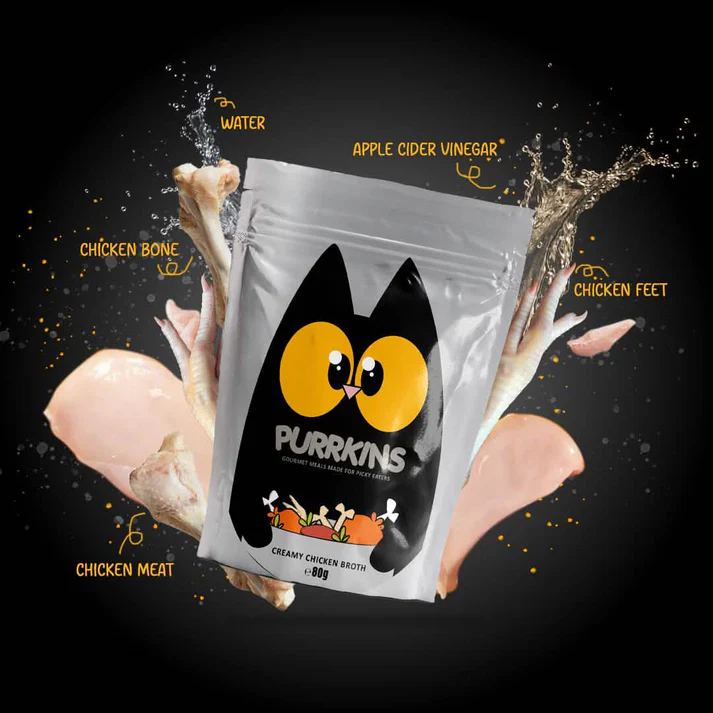 Purrkins Creamy Chicken Broth